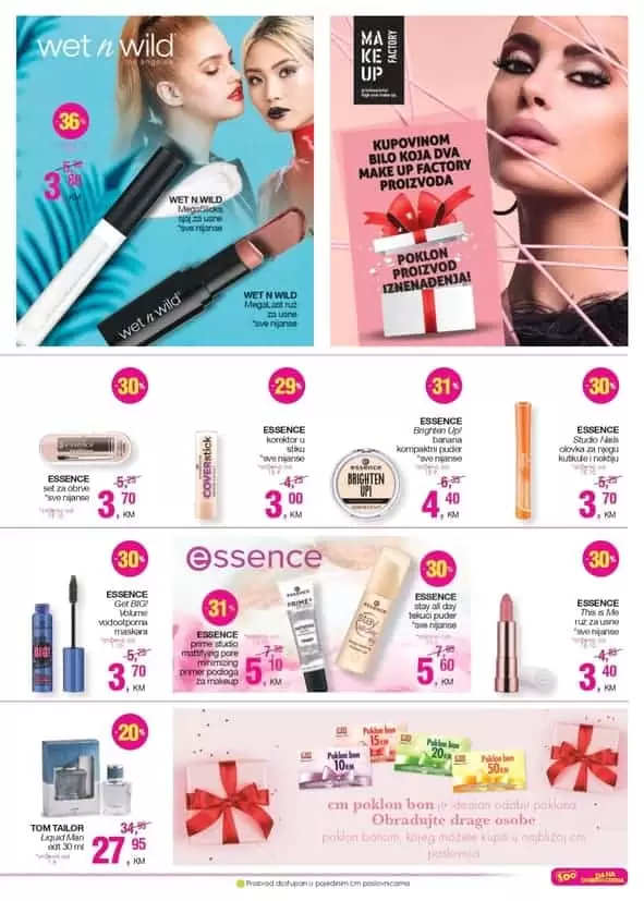 cm akcijski katalog 15.11.-29.11.2019. godine. cm cosmetic makrt katalog. snizeno u cm-u. snizenje. super akcija. 100 dana super cijena. cm radno vrijeme. cm zaposlenje. make up factori wet n wild 