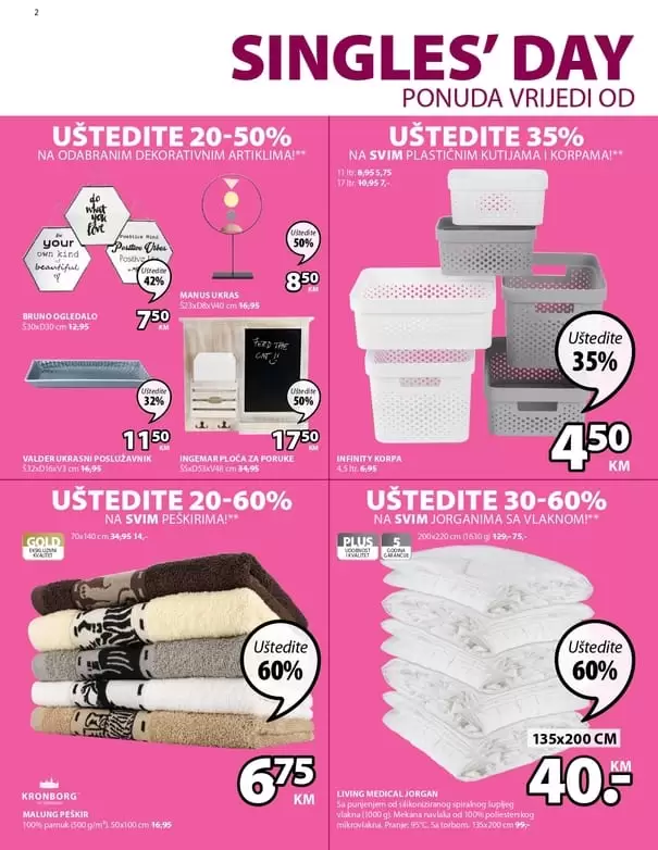 Jysk. izvrsne ustede. letci i katalozi. akcijski katalog. snizenje. super akcija. odlicna ponuda. jysk radno vrijeme. jysk sarajevo. jysk raspordaja. jysk katalog. snizeno. madraci, komode. komode. peskiri. 