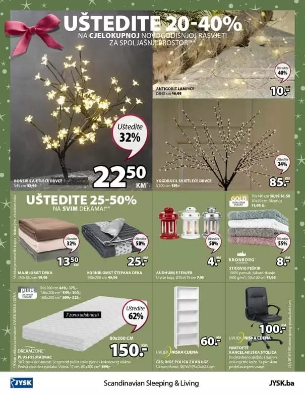 Jysk. izvrsne ustede. letci i katalozi. akcijski katalog. snizenje. super akcija. odlicna ponuda. jysk radno vrijeme. jysk sarajevo. jysk raspordaja. jysk katalog. snizeno. madraci, komode. nova godina