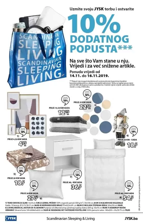 10% popusta jysk akcijaki katalog. Jysk super akcija. uredjenje doma uz jysk. katalog jysk. radno vrijeme jysk. 