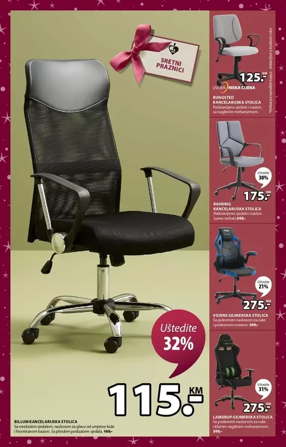 jysk akcijski katalog. jysk snizenje. jysk snizeno. jysk radno vrijeme. najbolje cijene u jysk trgovinama. jysk sarajevo. jysk zaposlenje. radna stolica