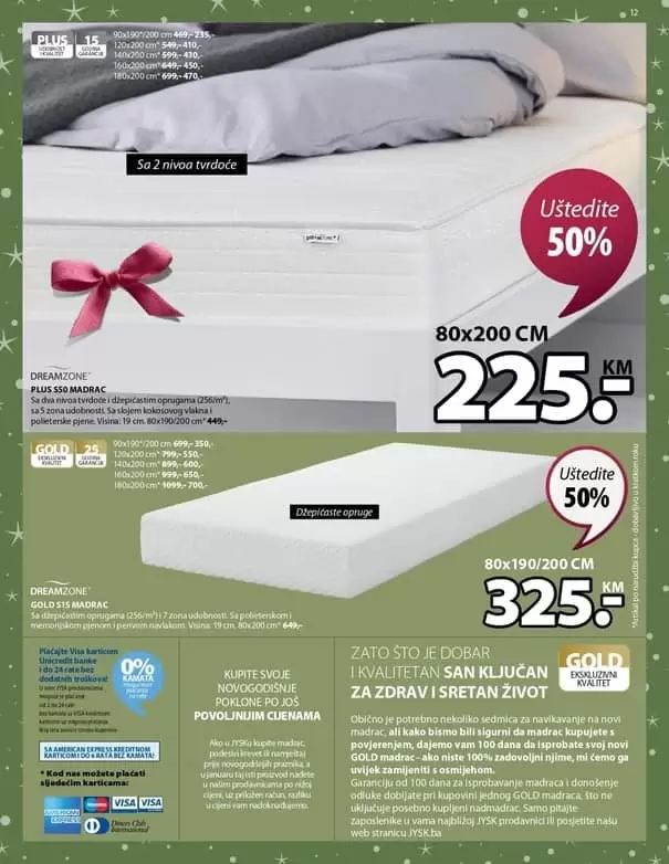 Black Friday u JYSKu počinje već 28. novembra i traje sve do 1. decembra, a mi smo odlučili da svoje fantastične Black Friday ponude podijelimo sa vama već danas! ✨ Prelistajte nadolazeći Black Friday letak, saznajte koje kategorije vas čekaju uz uštede do čak 70% i pripremite se za kupovinu uz najbolje popuste u godini! ? Koja snižena kategorija je vaš favorit? black fridaz ustedite do 70%. snizenje. akcija. popusti. black friday sarajevo. black friday 2019. godine. akcija. popusti. nadmadrac