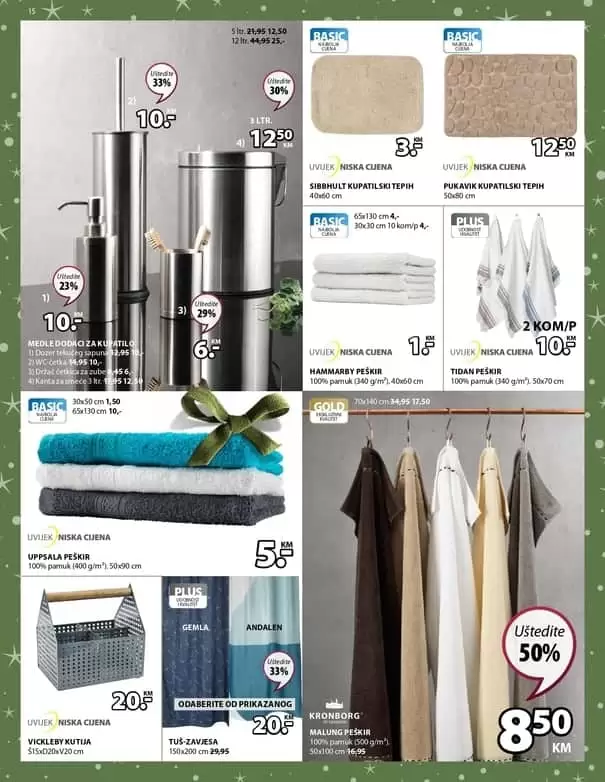 Black Friday u JYSKu počinje već 28. novembra i traje sve do 1. decembra, a mi smo odlučili da svoje fantastične Black Friday ponude podijelimo sa vama već danas! ✨ Prelistajte nadolazeći Black Friday letak, saznajte koje kategorije vas čekaju uz uštede do čak 70% i pripremite se za kupovinu uz najbolje popuste u godini! ? Koja snižena kategorija je vaš favorit? black fridaz ustedite do 70%. snizenje. akcija. popusti. black friday sarajevo. black friday 2019. godine. akcija. popusti. peskir