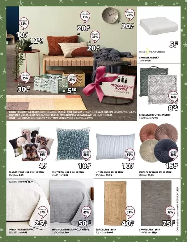 Black Friday u JYSKu počinje već 28. novembra i traje sve do 1. decembra, a mi smo odlučili da svoje fantastične Black Friday ponude podijelimo sa vama već danas! ✨ Prelistajte nadolazeći Black Friday letak, saznajte koje kategorije vas čekaju uz uštede do čak 70% i pripremite se za kupovinu uz najbolje popuste u godini! ? Koja snižena kategorija je vaš favorit? black fridaz ustedite do 70%. snizenje. akcija. popusti. black friday sarajevo. black friday 2019. godine. akcija. popusti. radno vrijeme jysk iskustva