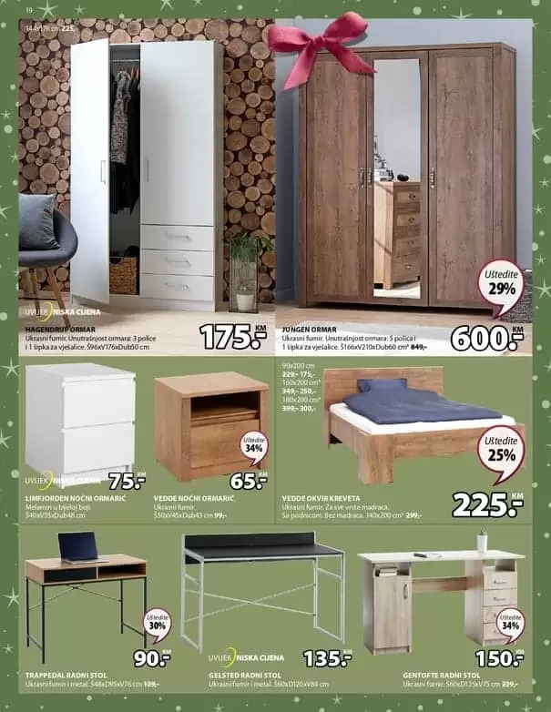 Black Friday u JYSKu počinje već 28. novembra i traje sve do 1. decembra, a mi smo odlučili da svoje fantastične Black Friday ponude podijelimo sa vama već danas! ✨ Prelistajte nadolazeći Black Friday letak, saznajte koje kategorije vas čekaju uz uštede do čak 70% i pripremite se za kupovinu uz najbolje popuste u godini! ? Koja snižena kategorija je vaš favorit? black fridaz ustedite do 70%. snizenje. akcija. popusti. black friday sarajevo. black friday 2019. godine. akcija. popusti. radno vrijeme jysk spavaca soba