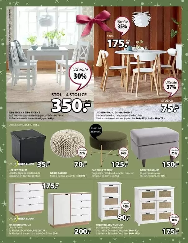 Black Friday u JYSKu počinje već 28. novembra i traje sve do 1. decembra, a mi smo odlučili da svoje fantastične Black Friday ponude podijelimo sa vama već danas! ✨ Prelistajte nadolazeći Black Friday letak, saznajte koje kategorije vas čekaju uz uštede do čak 70% i pripremite se za kupovinu uz najbolje popuste u godini! ? Koja snižena kategorija je vaš favorit? black fridaz ustedite do 70%. snizenje. akcija. popusti. black friday sarajevo. black friday 2019. godine. akcija. popusti. radno vrijeme jysk tabure