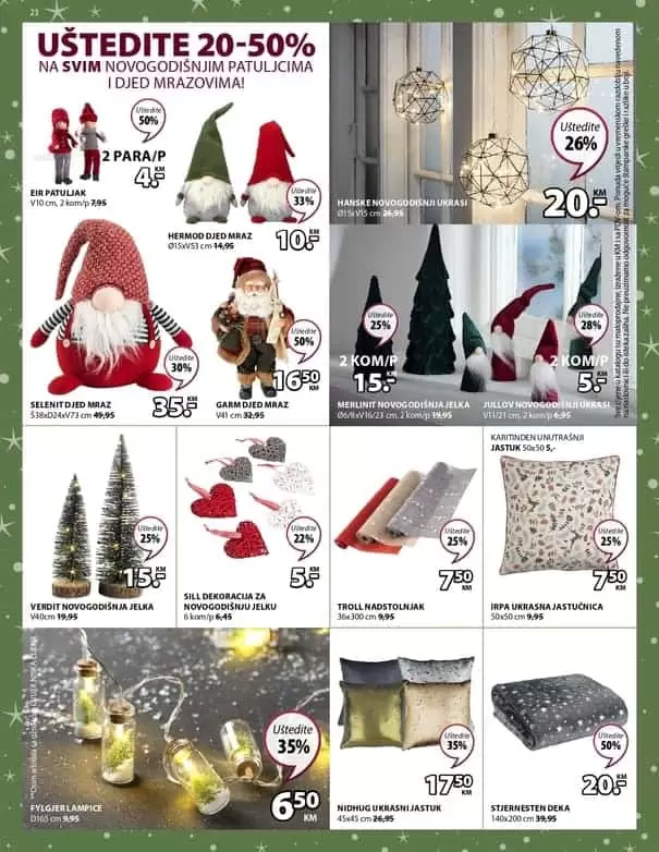 Black Friday u JYSKu počinje već 28. novembra i traje sve do 1. decembra, a mi smo odlučili da svoje fantastične Black Friday ponude podijelimo sa vama već danas! ✨ Prelistajte nadolazeći Black Friday letak, saznajte koje kategorije vas čekaju uz uštede do čak 70% i pripremite se za kupovinu uz najbolje popuste u godini! ? Koja snižena kategorija je vaš favorit? black fridaz ustedite do 70%. snizenje. akcija. popusti. black friday sarajevo. black friday 2019. godine. akcija. popusti. radno vrijeme jysk nova godina. kicenje jelke.