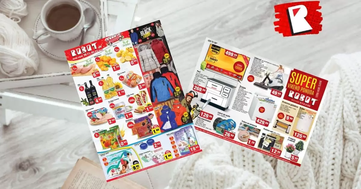 robot akcijski katalog tehnike. katalog. snizeno. snizenje. vikend akcija. akcijski katalog. zaposlenje robot. radno vrijeme.