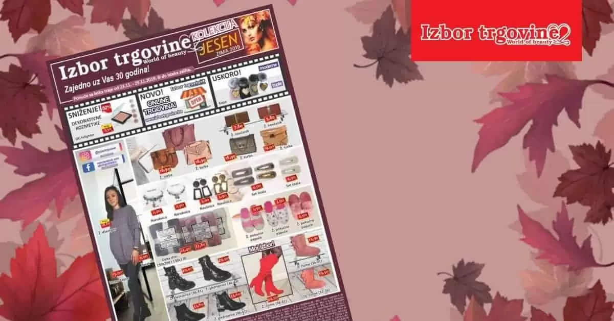 izbor trgodine letak povoljno market snizenja akcija katalog katalozi snizenje snizeno. sva snizenja na jednom mjestu. ustedite.ba. super akcija. volim akcije. volim snizenja. kupovina. shopping. gdje kupiti. odjeca obuca. gdje je najjeftinija odjaca. super akcija. super cijene. odlicna ponuda. volim snizenja. shopping. najbolji shoping. cizme. kozna jakna. top akcija. jesen kolekcija/