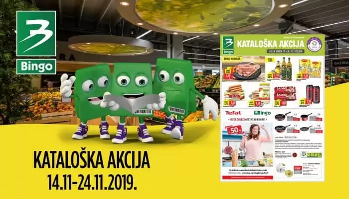 bongo akcijski katalog. bingo katalog. bingo super akcija. volim bingo. bingo kralj dobrih cijena. posteljina. kuhinjski pribor, posudje.