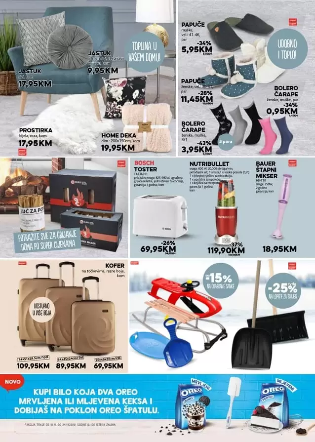 Konzum akcijaki katalog 18.11.-24.11.2019. godine. konzum super akcija. konzum redovni katalog. konzum katalog. snizeno u konzumu. snizenje u konzumu.  jastuk. pokucnice