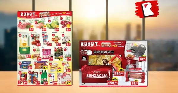 snizenje akcija popusti. robot vikend akcija. sva snizenja na jednom mjestu,