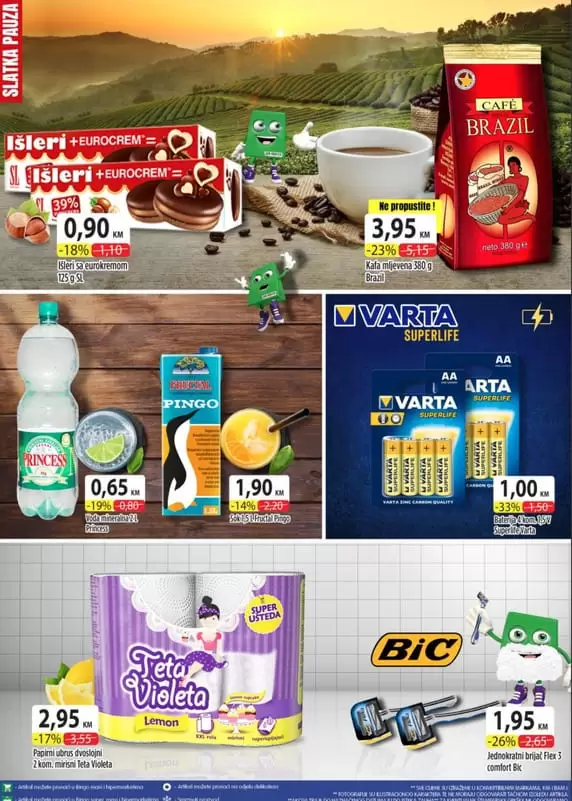 Početak sedmice donosi nam super ponudu u Bingo trgovinama. Započnite je sa dobrim raspoloženjem i odličnom uštedom! bingo super akcija. akcijski katalog bingo. Bingo katalog. najnize cijene u Bingo trgovinama. Bingo radno vrijeme. Bingo tuzla. teta violeta. pocetak sedmice u bingu dodatno snizeno. 