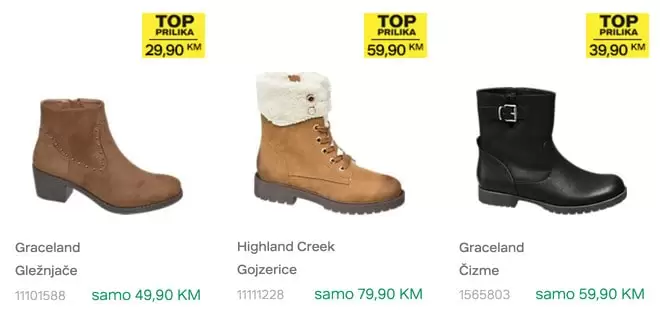 deichman top akcija cizama gleznjacce. snizenje snizeno. super ponuda. akcijski katalog deichmann. radno vijeme deichmann. cizme 