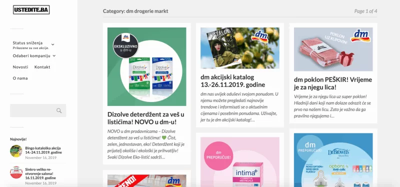 snizenje u dm drogeri markt. akcija dm 
