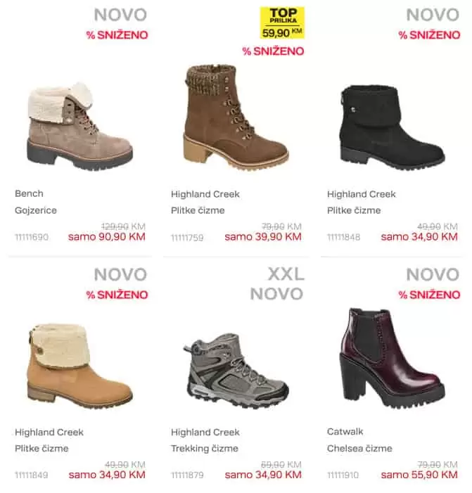 SUPER SEDMICA u Deichmannu! snizenje. snizenje obuce. snizeno. super akcija. akcijski katalog. ponuda. cizme. gleznjace. najudobnija obuca. deichmann radno vrijeme. deichmann zaposlenje. gleznjace cizme obuca