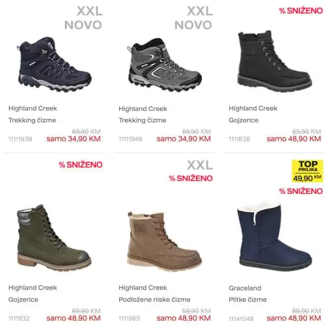 SUPER SEDMICA u Deichmannu! snizenje. snizenje obuce. snizeno. super akcija. akcijski katalog. ponuda. cizme. gleznjace. najudobnija obuca. deichmann radno vrijeme. deichmann zaposlenje. cizme za zimu