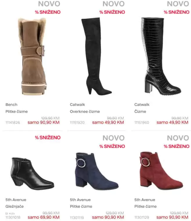 SUPER SEDMICA u Deichmannu! snizenje. snizenje obuce. snizeno. super akcija. akcijski katalog. ponuda. cizme. gleznjace. najudobnija obuca. deichmann radno vrijeme. deichmann zaposlenje. duboke cizme