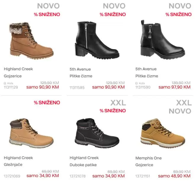 SUPER SEDMICA u Deichmannu! snizenje. snizenje obuce. snizeno. super akcija. akcijski katalog. ponuda. cizme. gleznjace. najudobnija obuca. deichmann radno vrijeme. deichmann zaposlenje. cizme koje ne propustaju