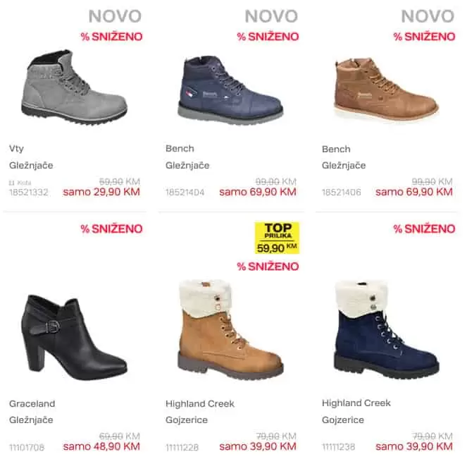 SUPER SEDMICA u Deichmannu! snizenje. snizenje obuce. snizeno. super akcija. akcijski katalog. ponuda. cizme. gleznjace. najudobnija obuca. deichmann radno vrijeme. deichmann zaposlenje. ustedite