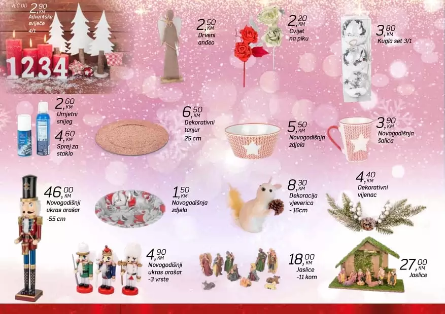 carobna fis-ova blagdanska ponuda. novogodisnja ponuda u fisu. praznicno snizenje. super akcija. snizeno. snizenje. akcija. popusti. ukrasi za jelku. bor. novogodisnje drvo.  zve za bozic. bozicno drvce, 