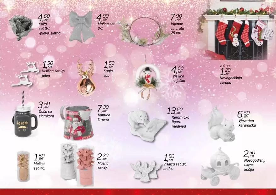 carobna fis-ova blagdanska ponuda. novogodisnja ponuda u fisu. praznicno snizenje. super akcija. snizeno. snizenje. akcija. popusti. ukrasi za jelku. bor. novogodisnje drvo.  andjeo