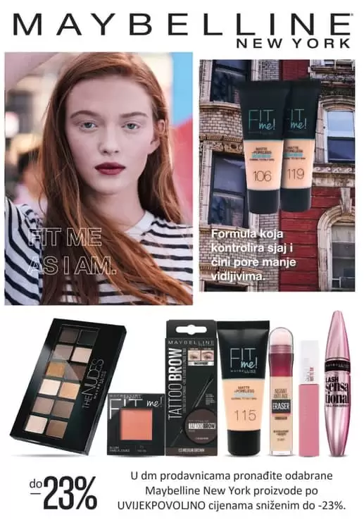 maybelline new york na snizenju. akcija make up a