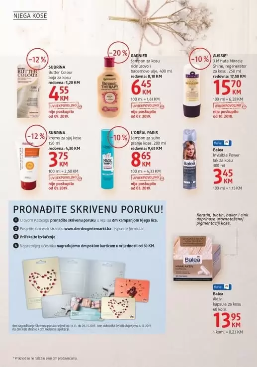 dm- drogeri markt. akcijski katalog dm. dm katalog. dm zaspolenje. dm radno vrijeme. uvijek povoljno 