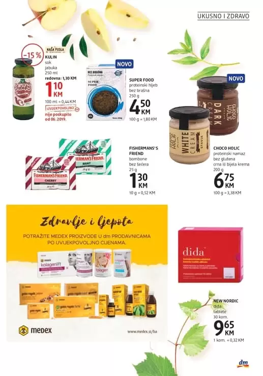 dm- drogeri markt. akcijski katalog dm. dm katalog. dm zaspolenje. dm radno vrijeme. uvijek povoljno zdrava hrana. veganska hrana. hrana za vegance