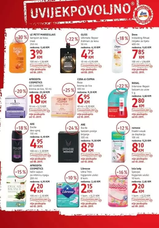 dm- drogeri markt. akcijski katalog dm. dm katalog. dm zaspolenje. dm radno vrijeme. uvijek povoljno 