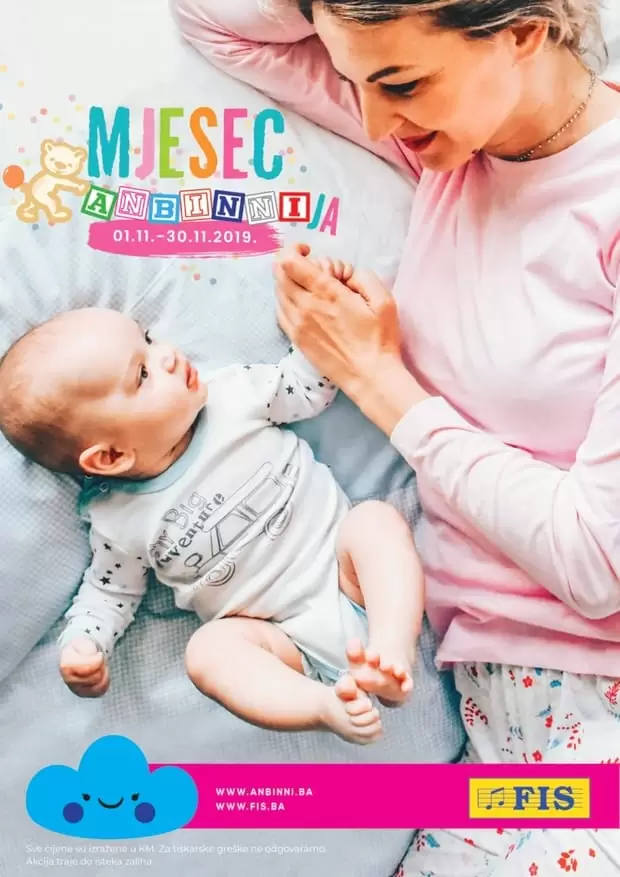 mjesec albini-ja. sve za vase malisane. supe cijene neni asortimana. gegice za bebe. potkosulje. majice.