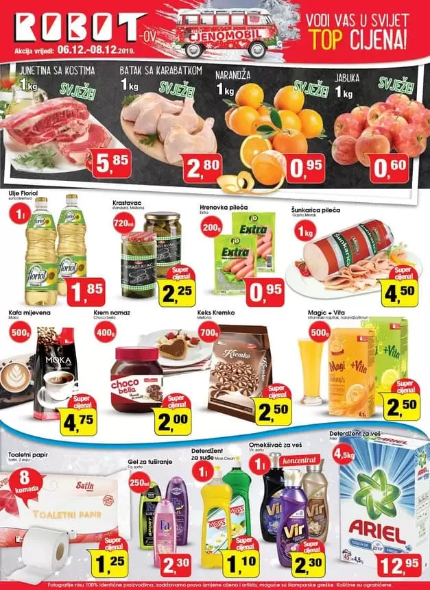 robot akcijski katalog tehnike. katalog. snizeno. snizenje. vikend akcija. super ponuda. pec, masina za ves. prehrana