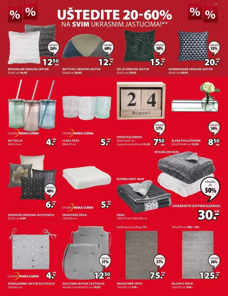 Jysk sve za vas dom. uvijek izvrsne ponude. jysk madraci, namjestaj i bastenski namjestaj. kucanstvo. odlaganje. dnevna soba, kupatilo. letci i katalozi. jysk rasprodaja. spavaca soba. jysk bosna i hercegocina. jysk 2019. sva snizenja na jednom mjestu. jysk katalog. super akcija. jysk sarajevo. jysk.ba raspordaja. jysk bih facebook jysk akcija stolice. katalog jysk. jysk hrvatska. jysk usa. jysk katalog komode. akcijski katalog jysk. jysk super akcija. jysk snizeno. jysk snizenje. jysk popusti. jysk popust. jysk popusti. scandinavina living. ukras za dom casa