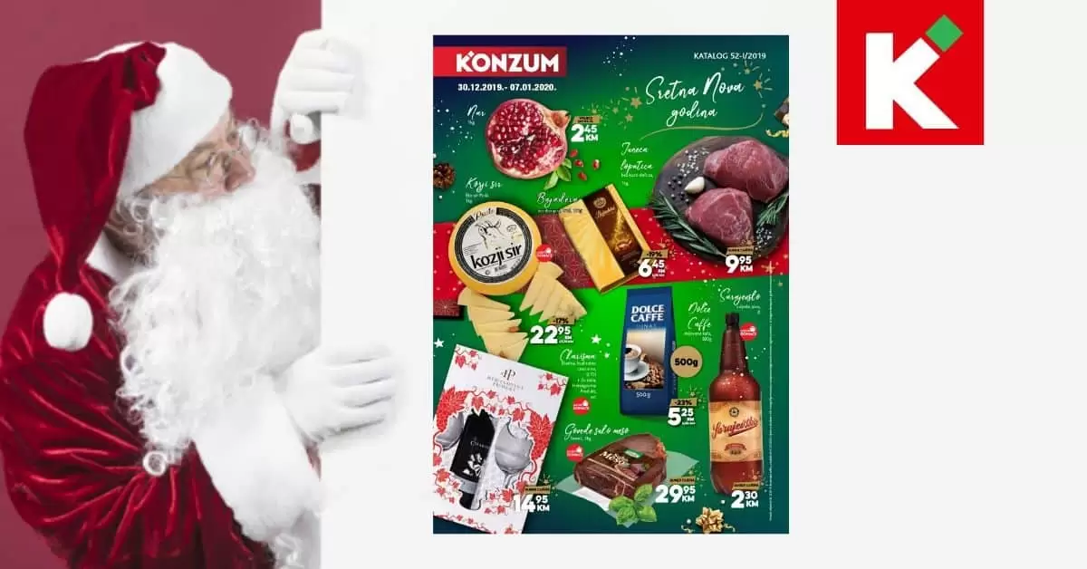 Super ackija za sretnu Novu godinu! Želi nam Konzum! 