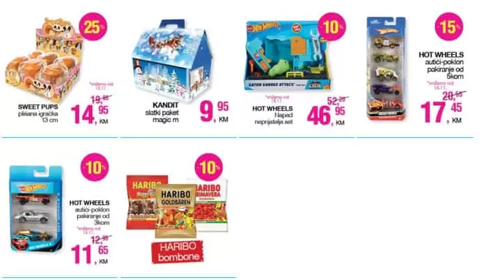 vrijeme je darivanja. super ponuda u cm-u. akcija. akcijski katalog. snzieno. snizenje. popust.