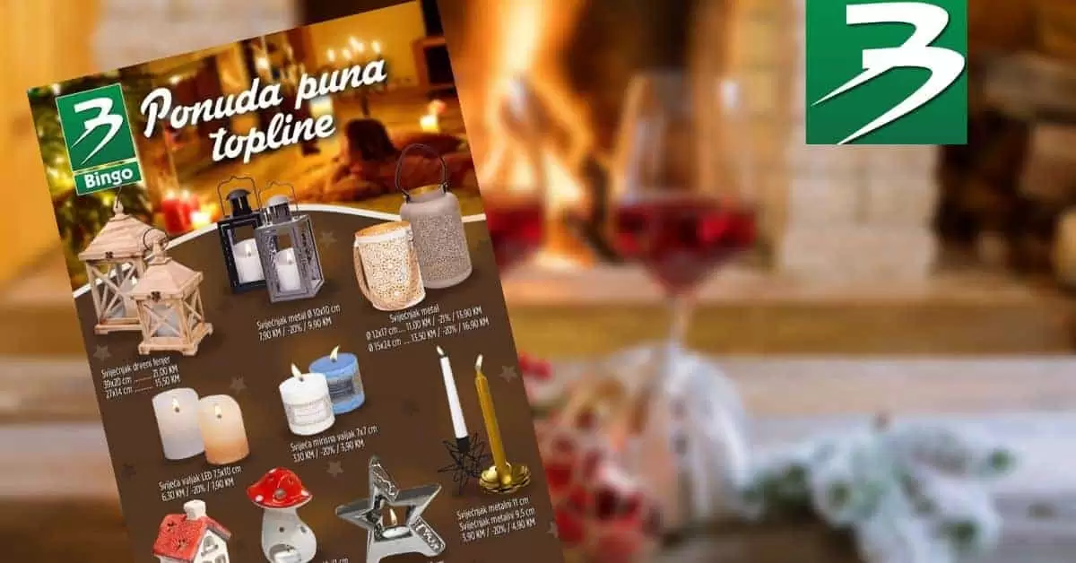 Želite u Vaš dom unijeti dašak tople atmosfere kroz ugodnu i prigušenu svjetlost? U Bingo trgovinama potražite veliki izbor jednostavnih, modernih i funkcionalnih svijećnjaka koji će se savršeno uklopiti u enterijer doma. Posjetite nas! ♥???