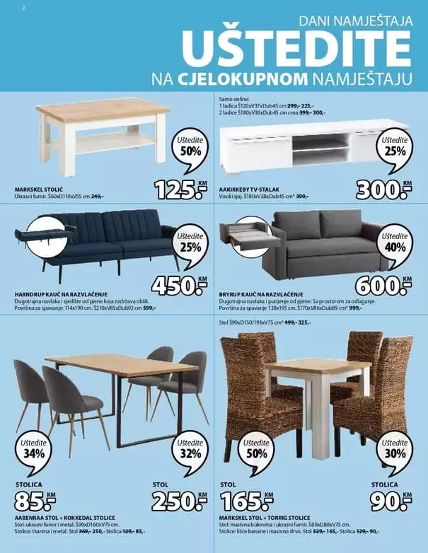 jysk akcijski karalog. jysk zaspolenje. jysk radno vrijeme. Novogodišnje ponude uz izvrsne uštede! Jysk akcijski katalog vrijedi u periodu 5.-18.12.2019. godine.  Ne propustite DANE NAMJEŠTAJA 5.-11.12.2019. godine uz uštede 20-50% na SAV namještaj za unutrašnji prostor.  uredite svoj dom prelijepim namjestajem. kako urediti dom. gdje je namjestaj najpovoljniji. ideje za uredjenje doma. skandinavian living. ustedite 20-50%. snzienje. snizeno. akcija. popust. katalog. kuhinja i trpezarija
