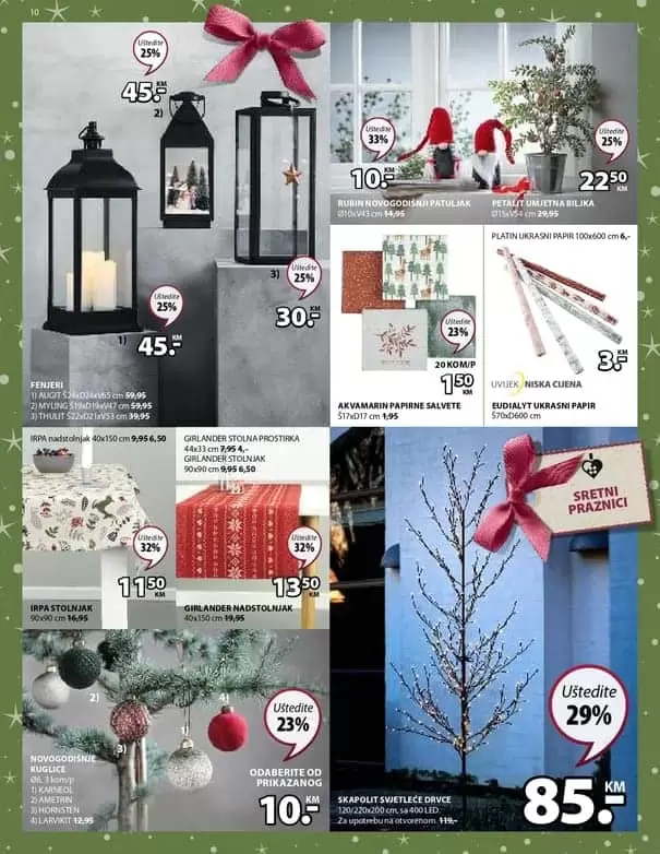 jysk akcijski karalog. jysk zaspolenje. jysk radno vrijeme. Novogodišnje ponude uz izvrsne uštede! Jysk akcijski katalog vrijedi u periodu 5.-18.12.2019. godine.  Ne propustite DANE NAMJEŠTAJA 5.-11.12.2019. godine uz uštede 20-50% na SAV namještaj za unutrašnji prostor.  uredite svoj dom prelijepim namjestajem. kako urediti dom. gdje je namjestaj najpovoljniji. ideje za uredjenje doma. skandinavian living. ustedite 20-50%. snzienje. snizeno. akcija. popust. katalog. novogodisnji asortiman lampe