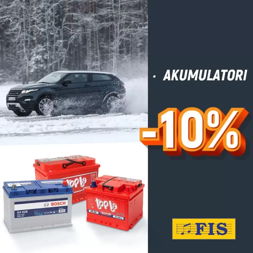 Fis akcijski katalog. Fis akcija. Fis letak. akumulatori