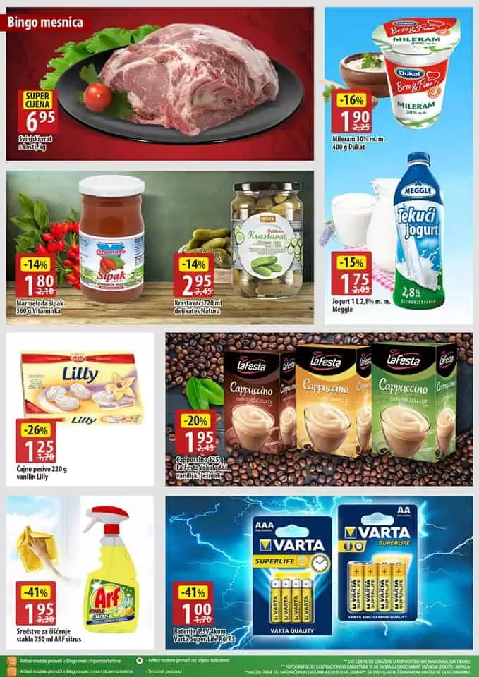 Bingo akcijski katalog. Bingo akcija. Bingo snizenje. Kralj dobrih cijena