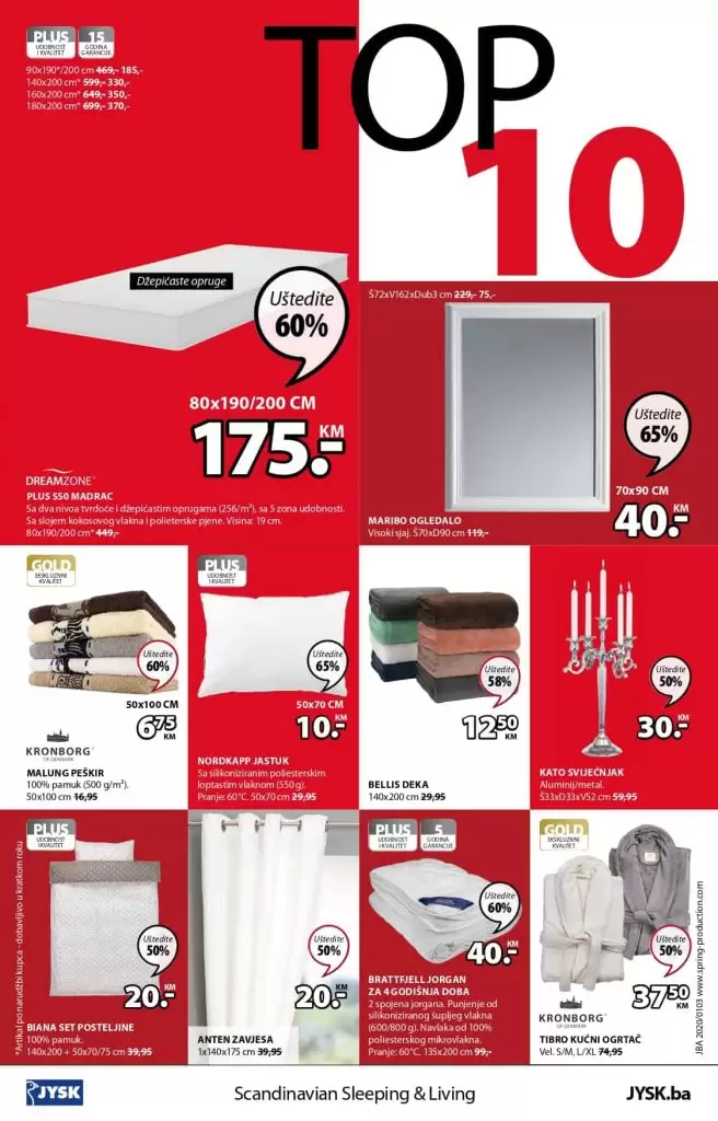 Jysk sve za vas dom. uvijek izvrsne ponude. jysk madraci, namjestaj i bastenski namjestaj. kucanstvo. odlaganje. dnevna soba, kupatilo. letci i katalozi. jysk rasprodaja. spavaca soba. jysk bosna i hercegocina. jysk 2019. sva snizenja na jednom mjestu. jysk katalog. super akcija. jysk sarajevo. jysk.ba raspordaja. jysk bih facebook jysk akcija stolice. katalog jysk. jysk hrvatska. jysk usa. jysk katalog komode. akcijski katalog jysk. jysk super akcija. jysk snizeno. jysk snizenje. jysk popusti. jysk popust. jysk popusti. scandinavina living. ogledalo