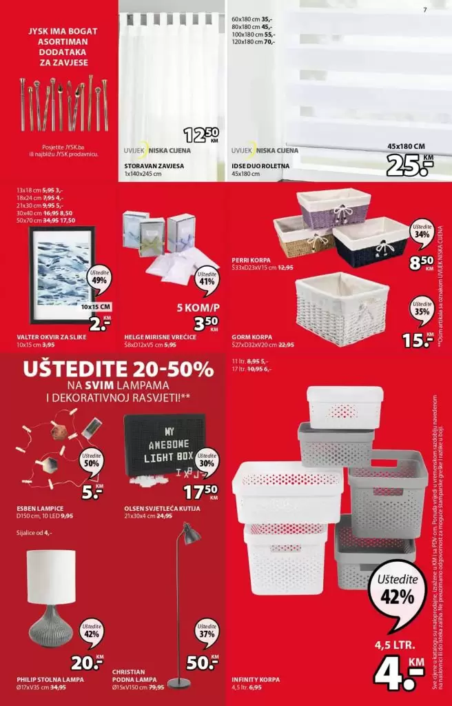 Jysk akcijski katalog. Jysk akcija. Jysk namjestaj. snizenje u Jysku. popusti korpa