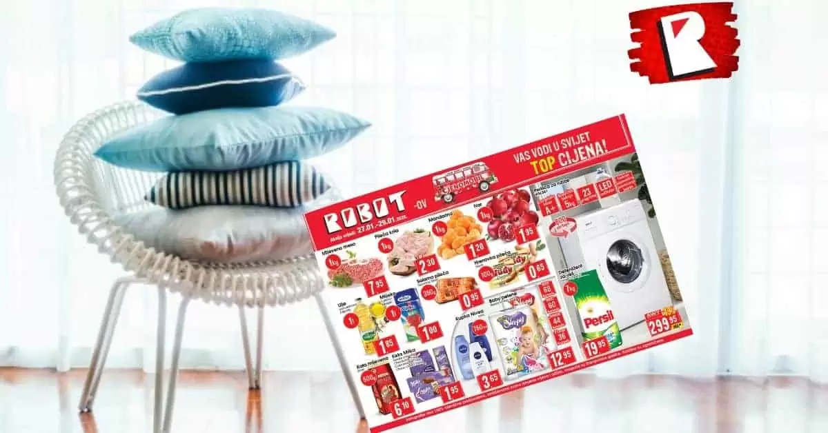 Robot akcijski katalog. Robot akcija. katalog. super cijena. letak