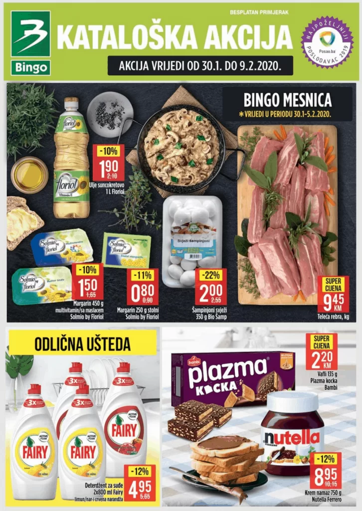 Bingo super akcija. Bingo katalog.