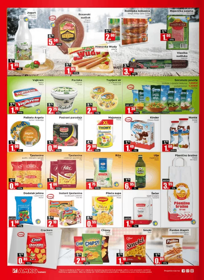 Amko kataloska akcija. AMko katalog. Amko super ponuda. snizenje. akcija prehrana