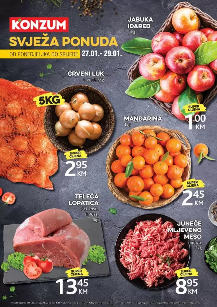 Konzum katalog. konzum akcija. konzum snizeno. bingo katalog. robot katalog.