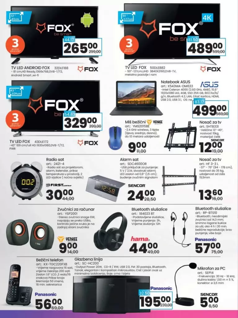 fis akcija. Ambyente namjestaj. snizeno. popust. katalog. akcija. sva snizenja na jednom mjestu. tehnika