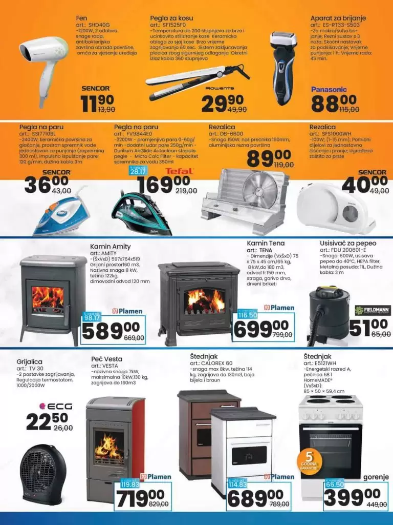 fis akcija. Ambyente namjestaj. snizeno. popust. katalog. akcija. sva snizenja na jednom mjestu. pegla