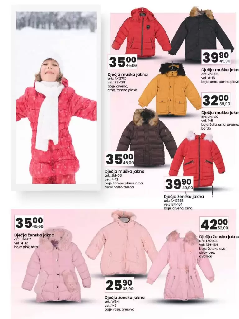 fis akcija. Ambyente namjestaj. snizeno. popust. katalog. akcija. sva snizenja na jednom mjestu. djecije jakne