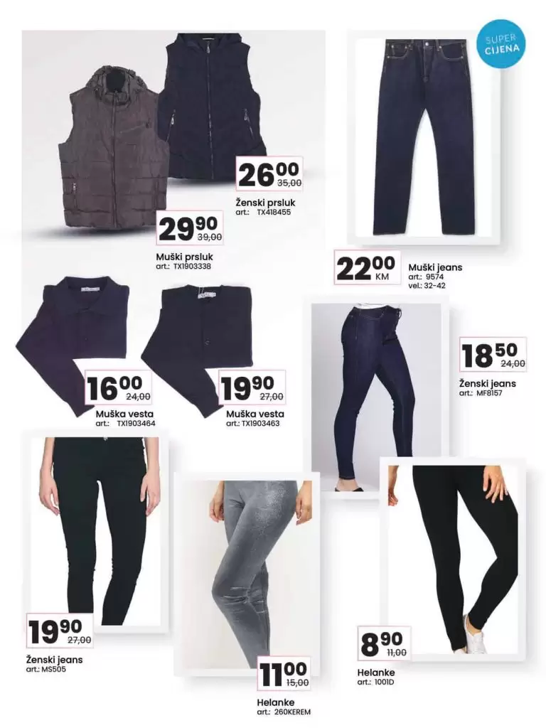 fis akcija. Ambyente namjestaj. snizeno. popust. katalog. akcija. sva snizenja na jednom mjestu. hlace. pantalone 